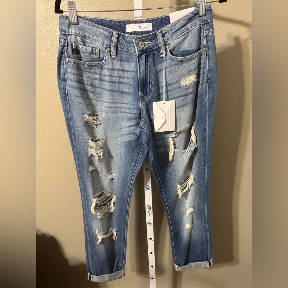KanCan Blue Distressed Women Jeans-5